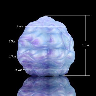 Анальні кульки з рідкого платиновиого силікону HXLXW для стимуляції G-точки та розширення анусу (5 шт.)