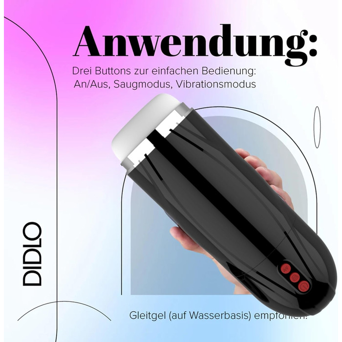 Електричний мастурбатор для чоловіків DIDLO Rotor-MM15 Special Edition від MICAELA SCHÄFER, USB, 30 см