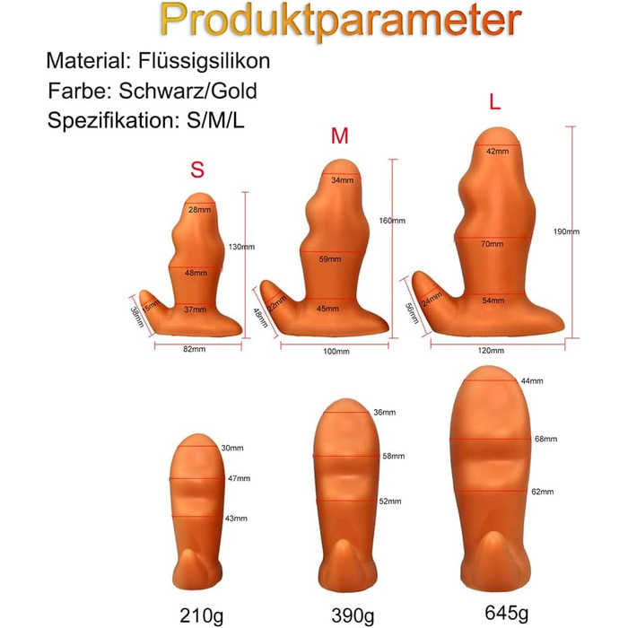Анальний плаг з силікону Kuaecr: гнучкий, для чоловіків та жінок