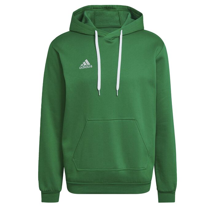 Чоловічий худі Adidas Entrada 22 з капюшоном, подовжений розмір XL Extra Tall, колір Team Green / White