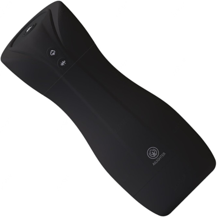 Масажер для чоловіків з 10 режимами вібрації, 4 режимами насосу та функцією нагріву - чорний