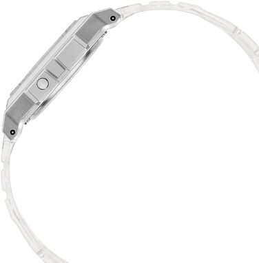 Цифровий унісекс годинник Casio Collection у прозорому корпусі