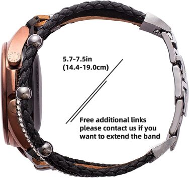 Шкіряний ремінець KONAFEI для Samsung Galaxy Watch 7/FE/6/5/4/3/Active 2, Classic (20мм), рожевий