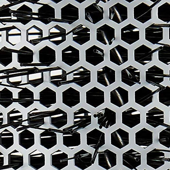 Керамическая ионизирующая круглая щетка для волос Olivia Garden Ceramic + Ion 55 мм, антистатическая расческа с нейлоновым ворсом