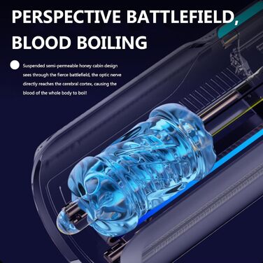 Електричний мастурбатор для чоловіків, бездротовий стакан, 10 швидкостей, 10 частот, аудіо-інтеракція, автоматичний вібратор для чоловіків