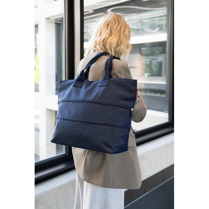 Універсальна сумка-шопер reisenthel shopper e1 Twist Navy, містка сумка для покупок