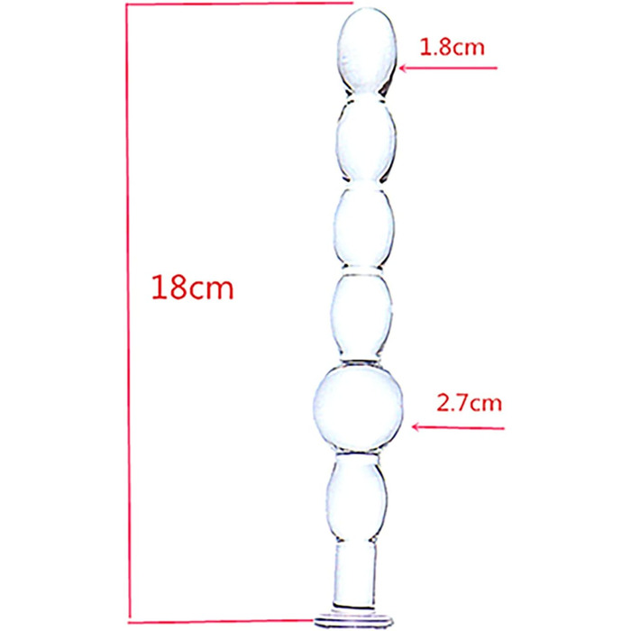 Набір скляних дилда: 5 шт. для анального секса, стимуляція G-точки, SM-іграшки для чоловіків та жінок
