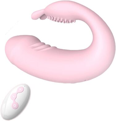 Силиконове вібруюче яйце NAIXBTY з пультом дистанційного керування - вібратор для вагінальної та кліторальної стимуляції (рожевий)