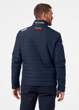 Чоловіча утеплена куртка Helly Hansen Crew Insulated Jacket 2.0, темно-синя (Navy), розмір M