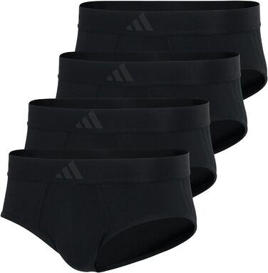 Труси чоловічі Adidas Basic 4 штуки в упаковці, чорний, розмір L