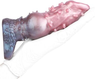 Силіконовий гігантський пеніс-чохол (19 см) для чоловіків та пар - реалістичний пеніс-чохол, пеніс-розширювач, пеніс-манжета