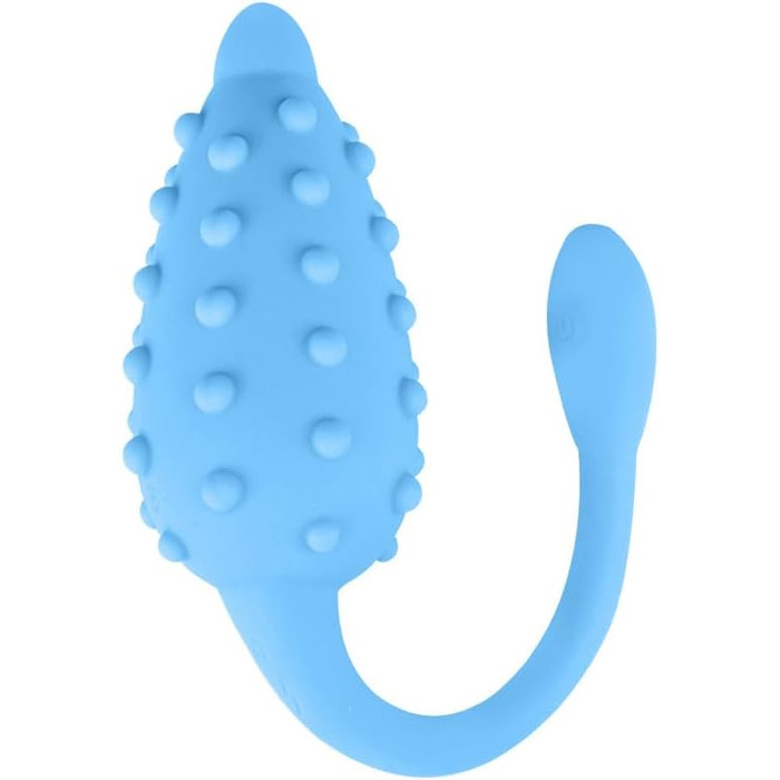 Секс-іграшка NAIXBTY: вібруюче яйце з силікону з пультом дистанційного керування. Для вагінальної та кліторальної стимуляції. Підходить для пар. (Блакитний)