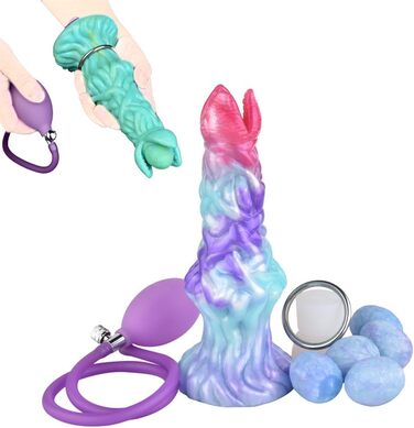 Анальний вібратор-яйце Guspiun з 5 кульками, силікон, G-Spot, простата, для жінок, чоловіків, пар