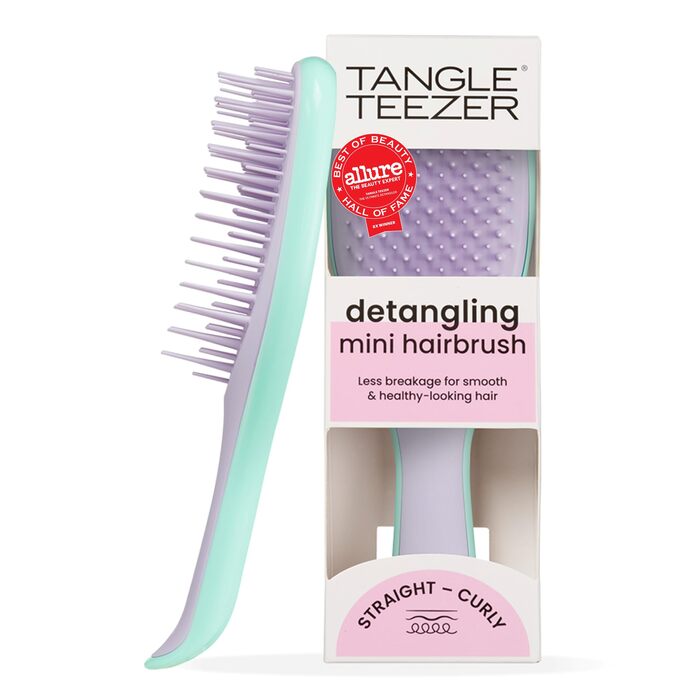 Дитяча щітка для волосся Tangle Teezer The Ultimate Mini — розплутувач для вологого волосся, зменшує ламкість та вузли, колір Wisteria Leaf (Гліцинія), 1 шт.