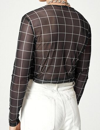 Чоловіча сітчаста футболка AIEOE з блискітками, прозора сорочка-сітка, футболка з коротким/довгим рукавом для клубів, літня сітчаста кофта, розмір M