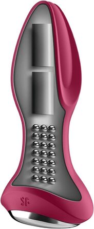 Satisfyer Rotator Plug 1 Connect: вібруючий анальний плагін з Bluetooth | Ротаційні перлини, водонепроникний (IPX7) | Для чоловіків та жінок