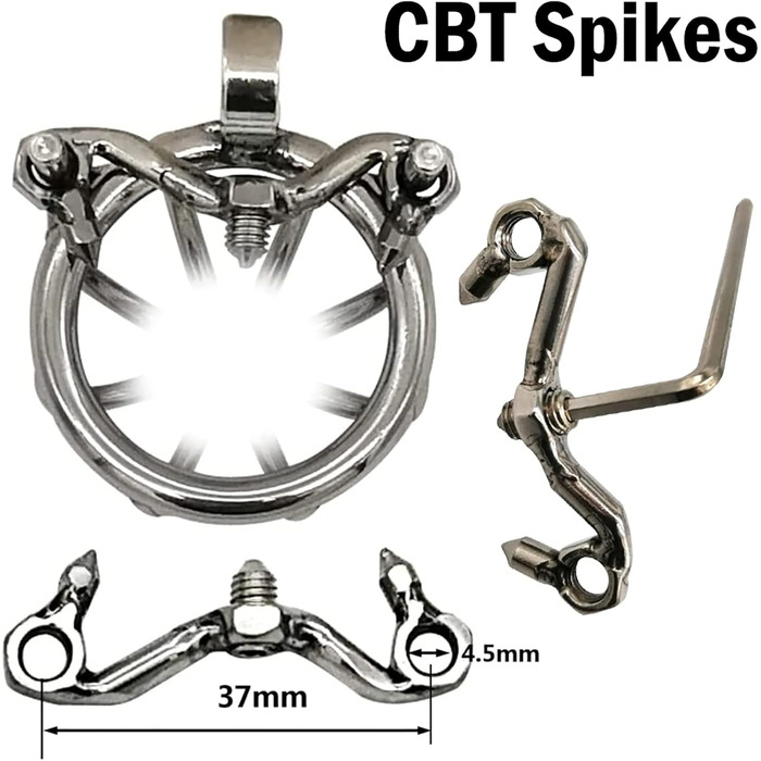 Металевий кайдан для статевого члена з нержавіючої сталі, 57 мм, срібний. Кайдан для статевого члена, пристрій для контролю, сексуальні іграшки для чоловіків.