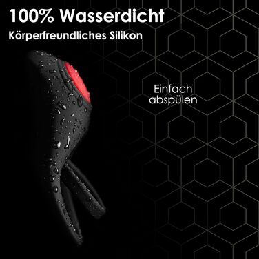Вібруючий кільце для статевого члена з пультом дистанційного керування - секс-іграшка для пар, чорний