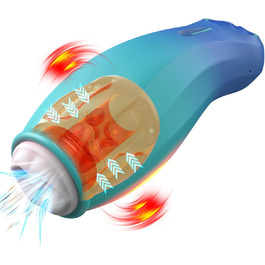Мастурбатор для чоловіків ChicLSQ з 7 вібраційними та 7 функціями всмоктування, з м'якого TPE, автоматичний, для використання без рук