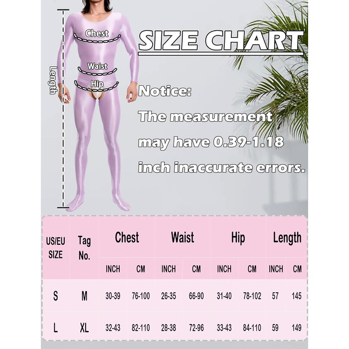 Комбінезон чоловічий AIEOE Gossy з відкриттям спереду, Stramper Overa, еластичний, Cubwear, колір фіолетовий, розмір S