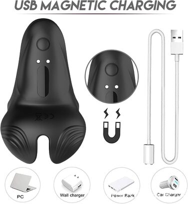 Вібратор для чоловіків та пар з пультом дистанційного керування, 3 в 1, з силікону, 10 режимів, кільце для статевого члена, для стимуляції