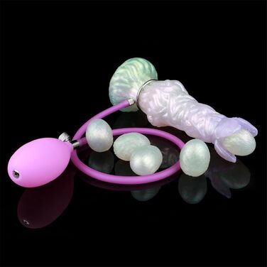 Анальний дилататор з силікону Axcroo з 5 кульками, надувний, з порожнистими кульками, для анусу, SM-іграшка для жінок та чоловіків