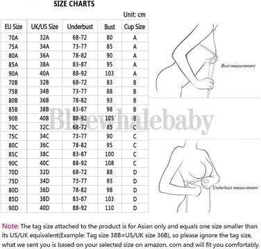 Сексуальний комплект білизни Bluewhalebaby: бюстгальтер push-up та труси з мережива (глітч та панчохи опціонально), 70A