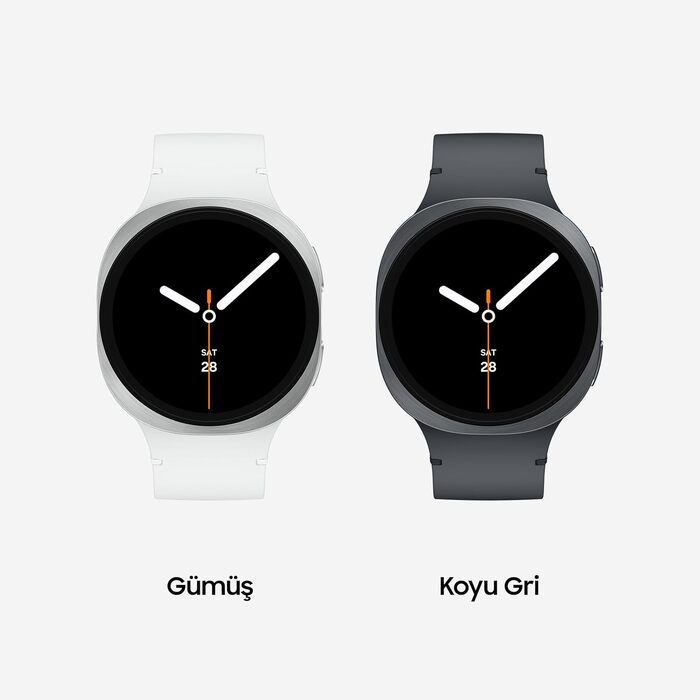 Смарт-годинник Samsung Galaxy Watch 8 Bluetooth, 44 мм, сріблястий