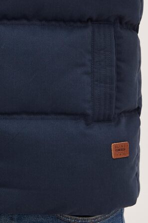 Чоловіча стібана жилетка Blend BHJens Outdoor темно-синього кольору (S, Navy)