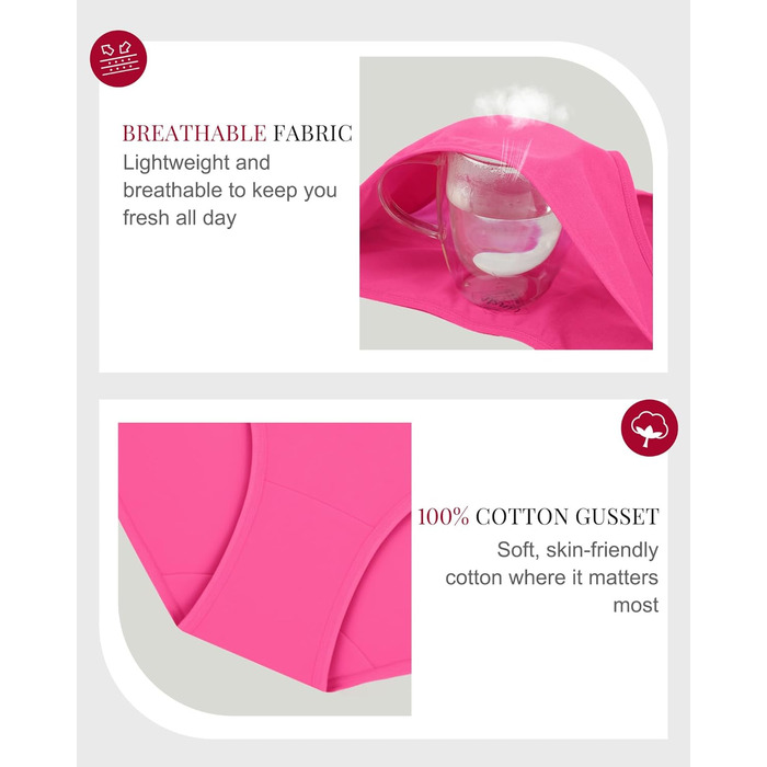 Шкарпетки жіночі бавовняні 6 шт. в упаковці, трусики-хіпстер, низька талія, еластичні, чорні (3XL)