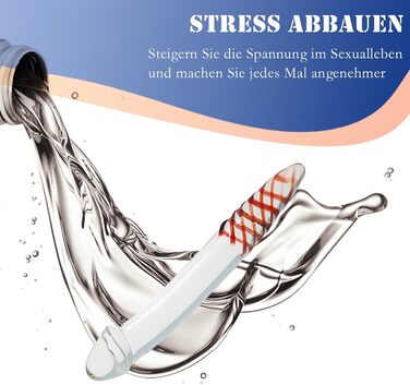 Анальний дildo з скла для жінок та чоловіків, великий розмір, преміум якість