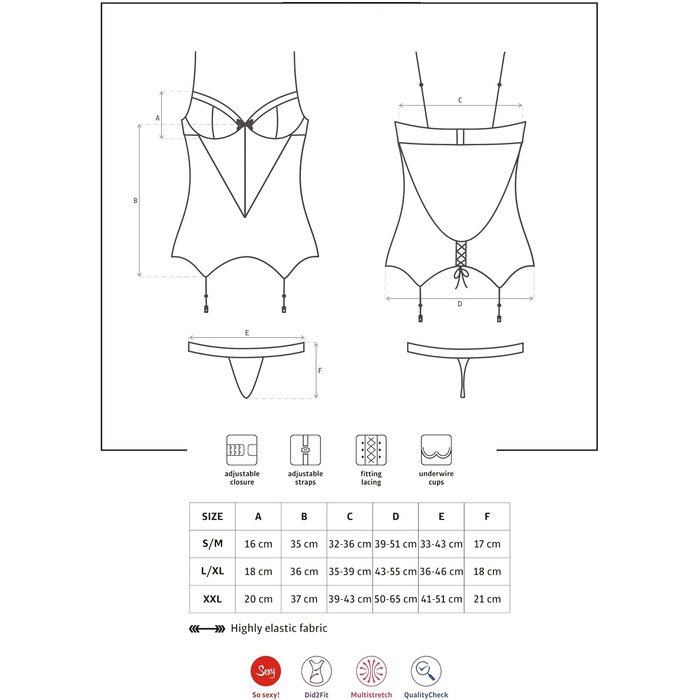 Сексуальний комплект спідньої білизни Obsessive: стрінги та бюстгальтер без бретелек з глибоким вирізом, червоний, мереживний, прозорий, з бантиками (L-XL, чорний)