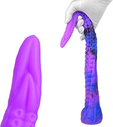 Анальний дилда SXOVO з силікону, щупальце, з присоском, довгий, для стимуляції G-точки та простати, для жінок, чоловіків та пар