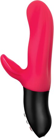 Пльорізуючий вібратор Kролик FUN FACTORY BI STRONIC FUSION (Індійський червоний) – вібратор для жінок з функцією імпульсу, пульсації та вібрації, виготовлений з безпечного медичного силікону