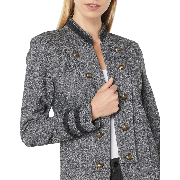 Жіноча класична куртка Tommy Hilfiger Open Front Band S, чорна (Multi)