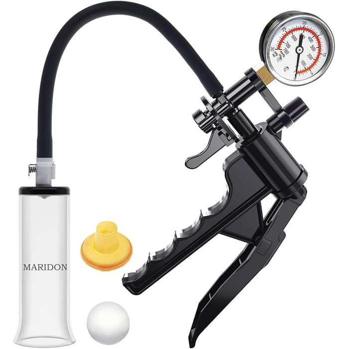 Пумпа для збільшення пеніса Jomyu: пристрій для розтягування та збільшення, з клапаном безпеки. Іграшка для чоловіків, SM-секс.