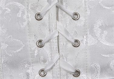 Корсет для жінок Grebrafan з підтримкою грудей, білий, розмір 28-30