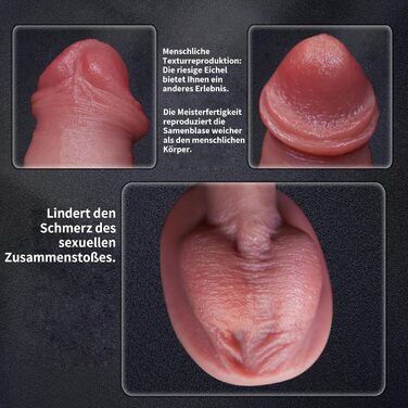 Реалістичний дилдо з м'якого силікону з сильним присоском для інтимних іграшок