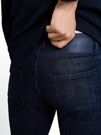 Чоловічі джинси Tom Tailor TTJOSH Regular Slim, колір Rinsed Blue Denim (38W / 34L)