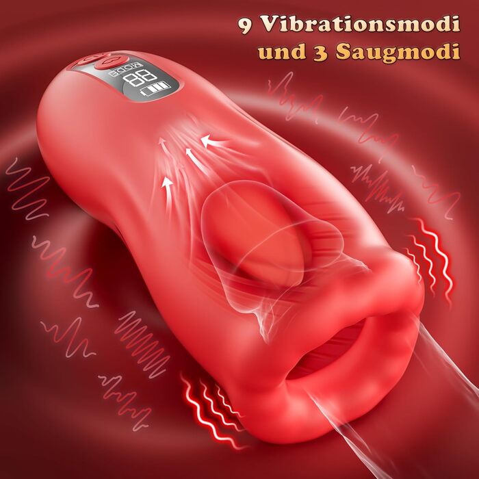 Електричний мастурбатор для чоловіків з керуванням через додаток, силікон, 9 режимів вібрації та 3 режими насосу, Solo Vagina Toy