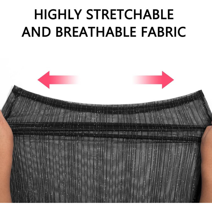 Чоловіча футболка Casey Kevin Herren з прозорою тканиною, коротким рукавом, чорна - Sparkle & Shine