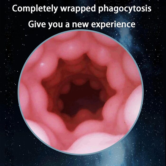 Електричний масажер для чоловіків з 4 режимами, нагріванням та 6 перистальтичними режимами