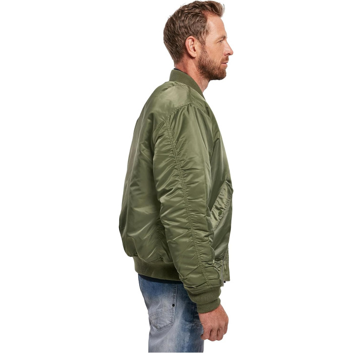 Чоловіча куртка-бомбер Brandit MA-1 Fliegerjacke, колір Olive 1, розмір XL