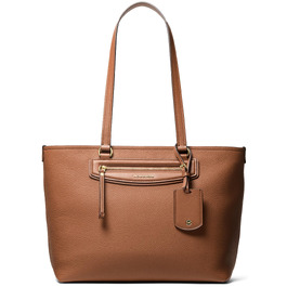 Жіноча сумка-кросбоді Michael Kors Jet Set 32S4GJSC7B, коричнева (Luggage), 25x17x6 см