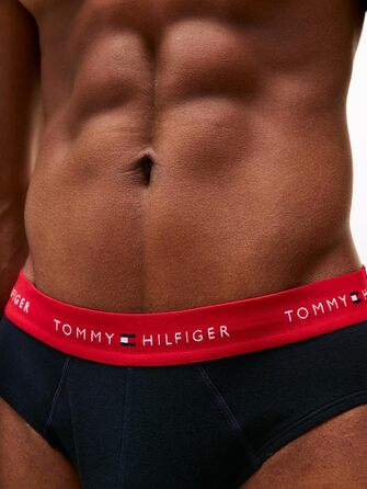Трьохпарний боксер Tommy Hilfiger (XS, чорний/синій/червоний) - чоловіча білизна