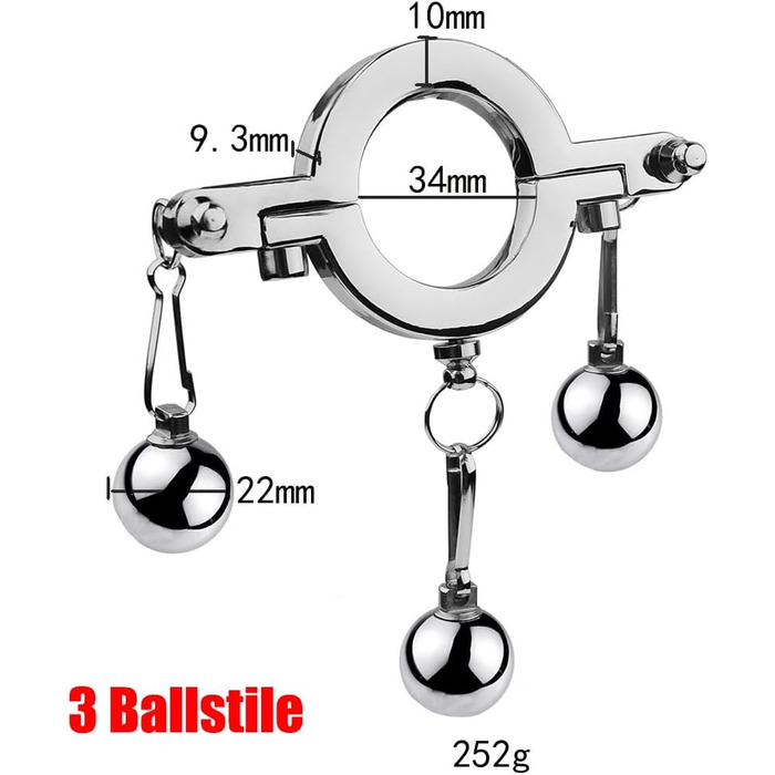 Кільце для яєчок, натягувач пеніса, сталевий, з металевими кульками. Кільце для пеніса, секс-іграшки для чоловіків. (2 стилі кульок + мотузка)