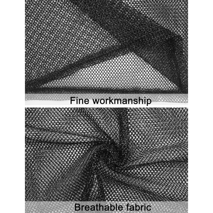 Чоловіча прозора сорочка AIEOE для клубів, мереживна, чорна (XL)