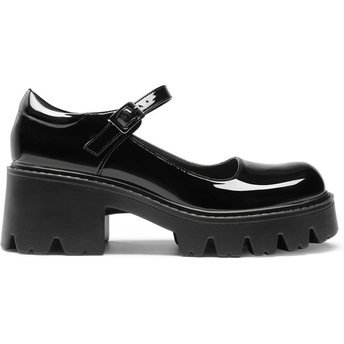 Жіночі туфлі Mary Jane на масивній платформі DREAM PAIRS, чорні (розмір 40 EU)