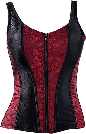 Корсет-корсет для жінок Korsage Karneval, під груди, клубний одяг, червоний, розмір M