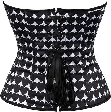 Жіноче корсетне тіло Adelce з квітковим принтом, стильне, кольорове, на шнурівці, вінтажний стиль, для підкреслення талії, розмір XXL, серцеподібна форма